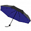 Зонт складной с защитой от УФ-лучей Sunbrella, ярко-синий с черным с логотипом в Самаре заказать по выгодной цене в кибермаркете AvroraStore