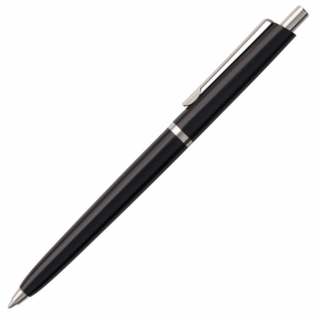 Ручка шариковая Classic, черная с логотипом в Самаре заказать по выгодной цене в кибермаркете AvroraStore