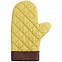 Прихватка-рукавица Keep Palms, горчичная с логотипом в Самаре заказать по выгодной цене в кибермаркете AvroraStore