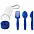 Набор "Pocket":ложка,вилка,нож в футляре с карабином с логотипом в Самаре заказать по выгодной цене в кибермаркете AvroraStore