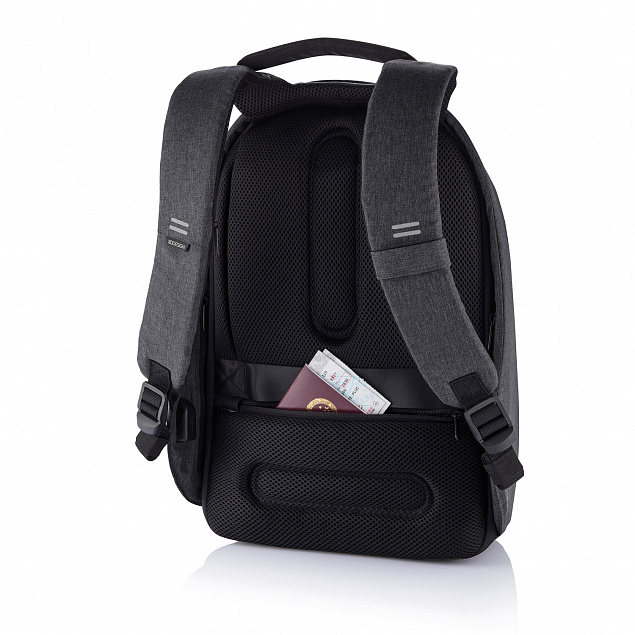 Антикражный рюкзак Bobby Hero Small, черный с логотипом в Самаре заказать по выгодной цене в кибермаркете AvroraStore