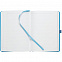 Ежедневник Favor Metal, недатированный, голубой с логотипом в Самаре заказать по выгодной цене в кибермаркете AvroraStore
