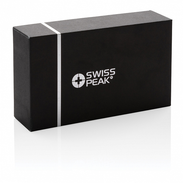 Карманный внешний аккумулятор Swiss Peak, 5000 mAh с логотипом в Самаре заказать по выгодной цене в кибермаркете AvroraStore