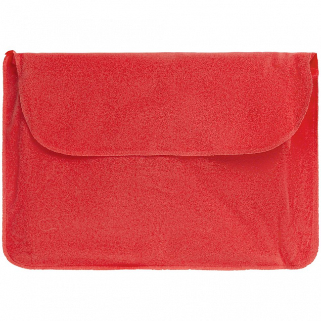 Надувная подушка под шею в чехле Sleep, красная с логотипом в Самаре заказать по выгодной цене в кибермаркете AvroraStore