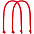 Ручки Corda для пакета M, серые с логотипом в Самаре заказать по выгодной цене в кибермаркете AvroraStore