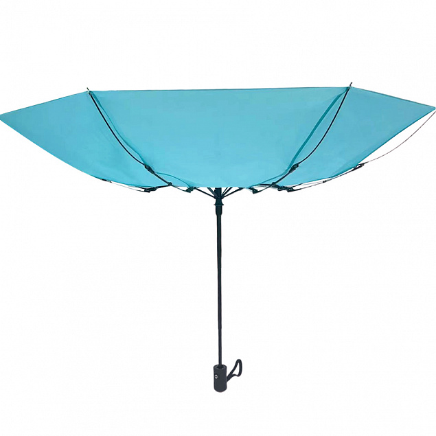 Автоматический противоштормовой зонт Vortex, морская волна с логотипом в Самаре заказать по выгодной цене в кибермаркете AvroraStore