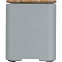 Bluetooth-колонка с зарядным устройством, серая с логотипом в Самаре заказать по выгодной цене в кибермаркете AvroraStore