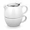 Чайный набор COLE, белый с логотипом в Самаре заказать по выгодной цене в кибермаркете AvroraStore