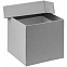Коробка Kubus, серая с логотипом в Самаре заказать по выгодной цене в кибермаркете AvroraStore