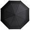 Складной зонт Hogg Trek, черный с логотипом в Самаре заказать по выгодной цене в кибермаркете AvroraStore