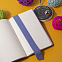 Бизнес-блокнот А5  "Provence", сиреневый, мягкая обложка, в клетку с логотипом в Самаре заказать по выгодной цене в кибермаркете AvroraStore