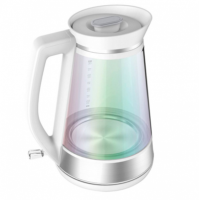 Чайник Fullmate, белый с логотипом в Самаре заказать по выгодной цене в кибермаркете AvroraStore