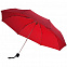 Зонт складной Fiber Alu Light, красный с логотипом в Самаре заказать по выгодной цене в кибермаркете AvroraStore