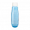 Бутылка для воды Zoku, голубая с логотипом в Самаре заказать по выгодной цене в кибермаркете AvroraStore