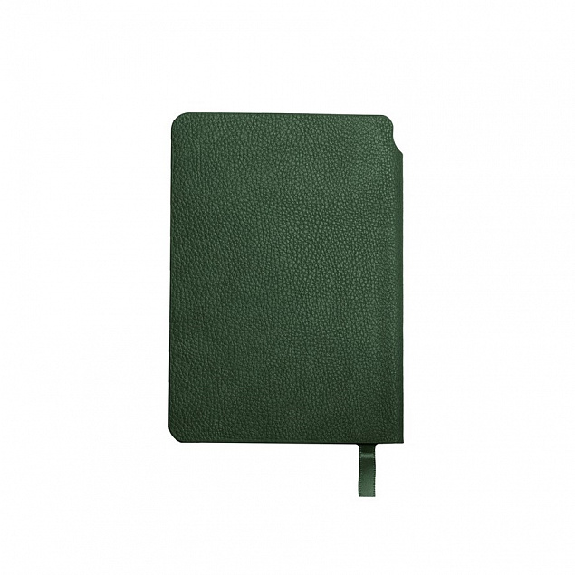 Ежедневник недатированный SALLY, A6, темно-зеленый, кремовый блок с логотипом в Самаре заказать по выгодной цене в кибермаркете AvroraStore