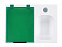 Подставка под ручку и скрепки Потакет, белый/зеленый с логотипом в Самаре заказать по выгодной цене в кибермаркете AvroraStore