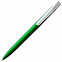 Ручка шариковая Pin Silver, зеленая с логотипом в Самаре заказать по выгодной цене в кибермаркете AvroraStore