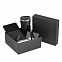 Коробка Satin, малая, черная с логотипом в Самаре заказать по выгодной цене в кибермаркете AvroraStore