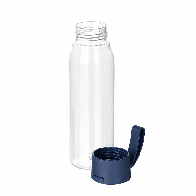 Спортивная бутылка для воды, Step, 550 ml, синяя с логотипом в Самаре заказать по выгодной цене в кибермаркете AvroraStore