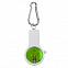 Брелок со свистком, фонариком и светоотражателем FLOYKIN на карабине, зеленый с белым,3,7х6,7х1,5см с логотипом в Самаре заказать по выгодной цене в кибермаркете AvroraStore