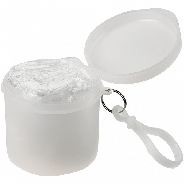 Дождевик в футляре Trifle, белый с логотипом в Самаре заказать по выгодной цене в кибермаркете AvroraStore