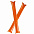 Палки-стучалки для болельщиков Hip-Hip, оранжевые с логотипом в Самаре заказать по выгодной цене в кибермаркете AvroraStore