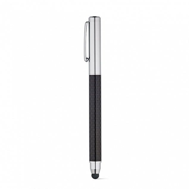 Ручка-роллер "Нью-Йорк", черная с логотипом в Самаре заказать по выгодной цене в кибермаркете AvroraStore