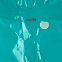 Дождевик-плащ CloudTime, бирюзовый с логотипом в Самаре заказать по выгодной цене в кибермаркете AvroraStore