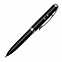 Шариковая ручка с лазерной указкой Supreme, черная с логотипом в Самаре заказать по выгодной цене в кибермаркете AvroraStore