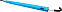 Зонт-трость Arch полуавтомат 23, аква с логотипом в Самаре заказать по выгодной цене в кибермаркете AvroraStore