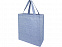 Pheebs, эко-сумка из переработанного хлопка, плотность 150 г/м², синий с логотипом в Самаре заказать по выгодной цене в кибермаркете AvroraStore