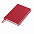 Ежедневник недатированный Duncan, А5,  красный, белый блок с логотипом в Самаре заказать по выгодной цене в кибермаркете AvroraStore