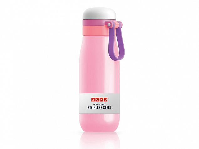 Бутылка вакуумная Zoku с логотипом в Самаре заказать по выгодной цене в кибермаркете AvroraStore