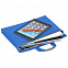 Сумка-папка SIMPLE, ярко-синяя с логотипом в Самаре заказать по выгодной цене в кибермаркете AvroraStore