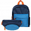 Поясная сумка детская Kiddo, синяя с голубым с логотипом в Самаре заказать по выгодной цене в кибермаркете AvroraStore