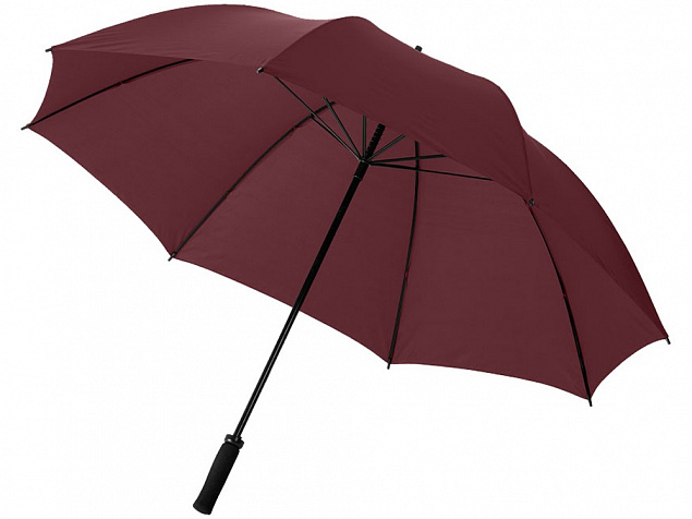 Зонт Yfke противоштормовой 30, коричневый с логотипом в Самаре заказать по выгодной цене в кибермаркете AvroraStore