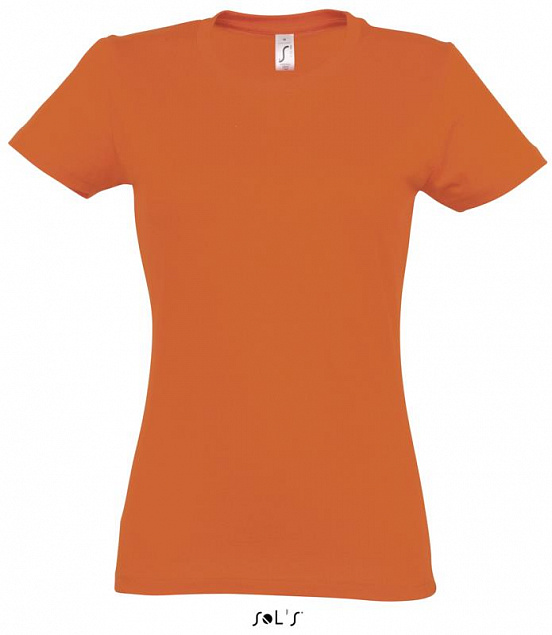 Фуфайка (футболка) IMPERIAL женская,Оранжевый L с логотипом в Самаре заказать по выгодной цене в кибермаркете AvroraStore