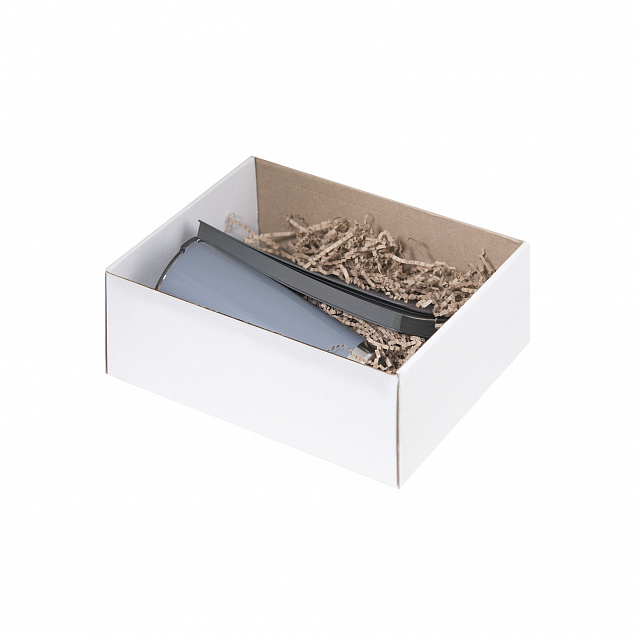 Подарочный набор Portobello серый в малой универсальной подарочной коробке (Термокружка, Ежедневник недат А5) с логотипом в Самаре заказать по выгодной цене в кибермаркете AvroraStore