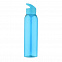 Бутылка пластиковая для воды Sportes, голубая с логотипом в Самаре заказать по выгодной цене в кибермаркете AvroraStore