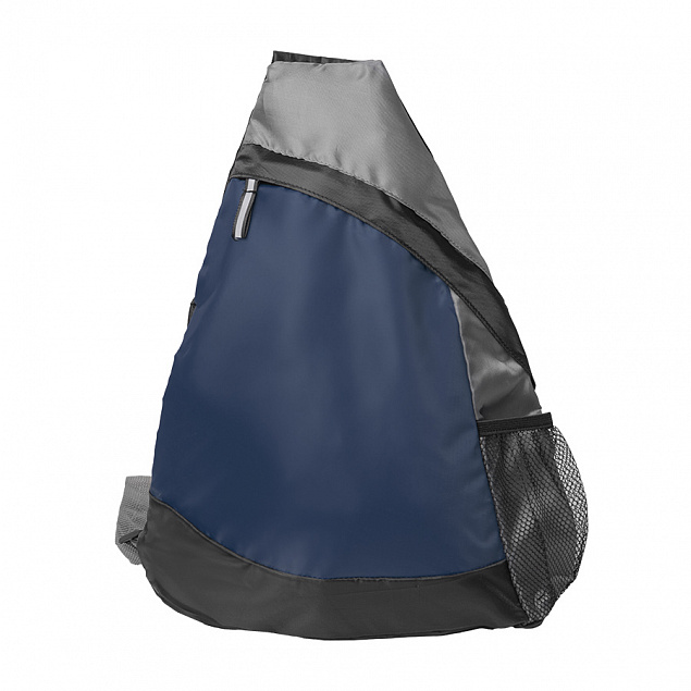 Рюкзак Pick, т.синий/серый/чёрный, 41 x 32 см, 100% полиэстер 210D с логотипом в Самаре заказать по выгодной цене в кибермаркете AvroraStore