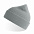 Шапка NELSON в рубчик с отворотом,100%  органический хлопок, черный с логотипом в Самаре заказать по выгодной цене в кибермаркете AvroraStore