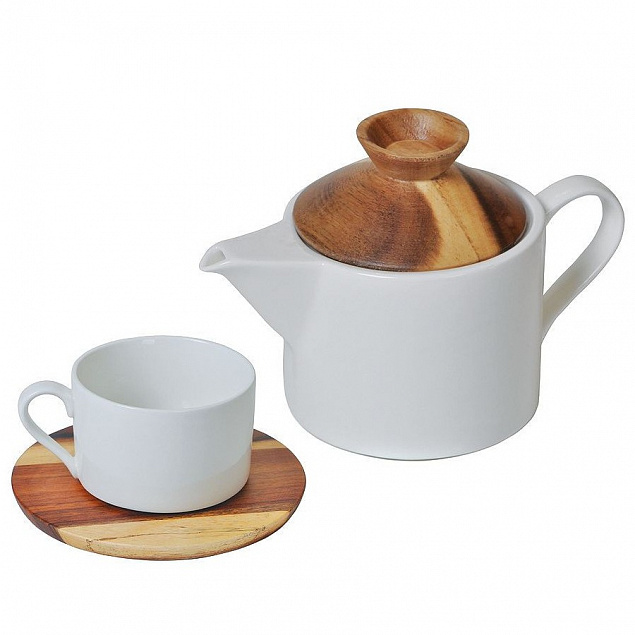 Набор "Andrew": чайная пара и чайник с логотипом в Самаре заказать по выгодной цене в кибермаркете AvroraStore