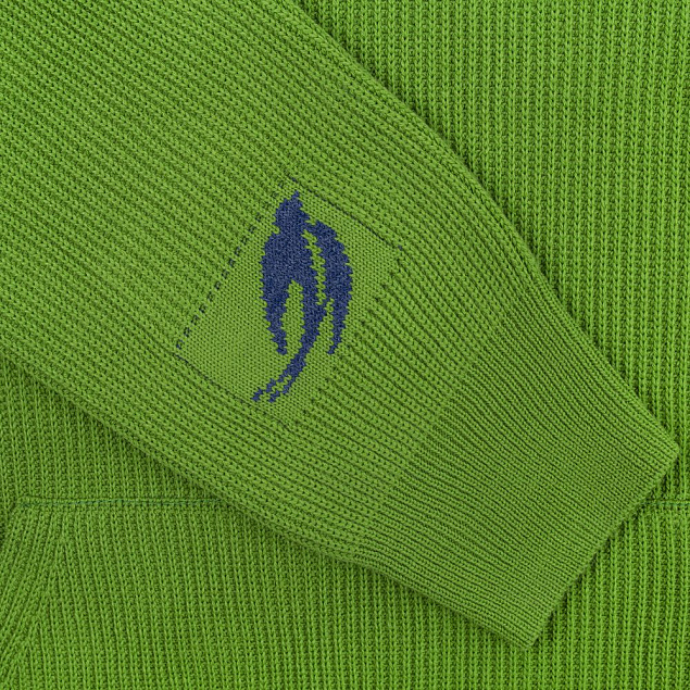 Вязаное худи унисекс на заказ Betta, акрил с логотипом в Самаре заказать по выгодной цене в кибермаркете AvroraStore
