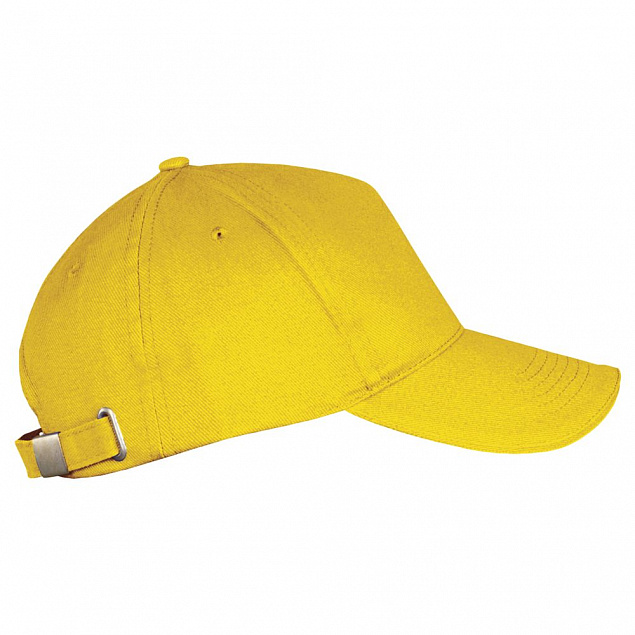 Бейсболка LONG BEACH, желтая с логотипом в Самаре заказать по выгодной цене в кибермаркете AvroraStore