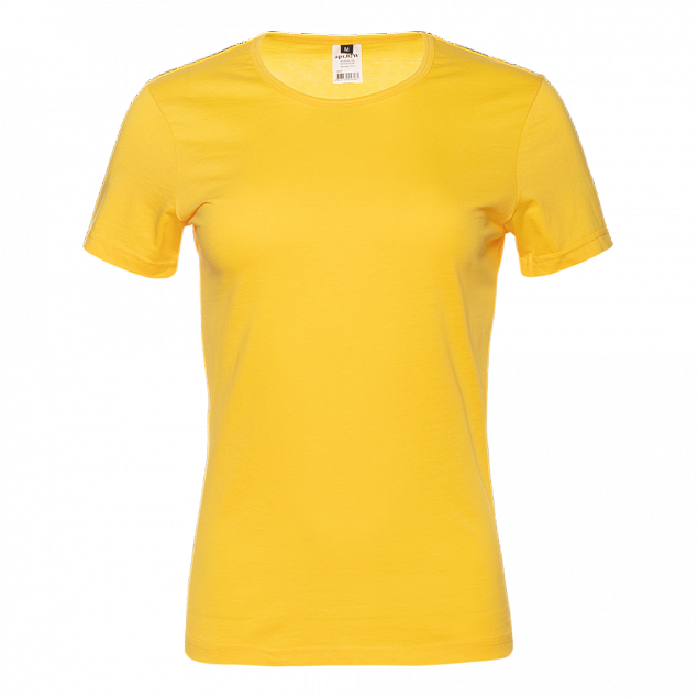 Футболка StanGalantWomen Жёлтый с логотипом в Самаре заказать по выгодной цене в кибермаркете AvroraStore