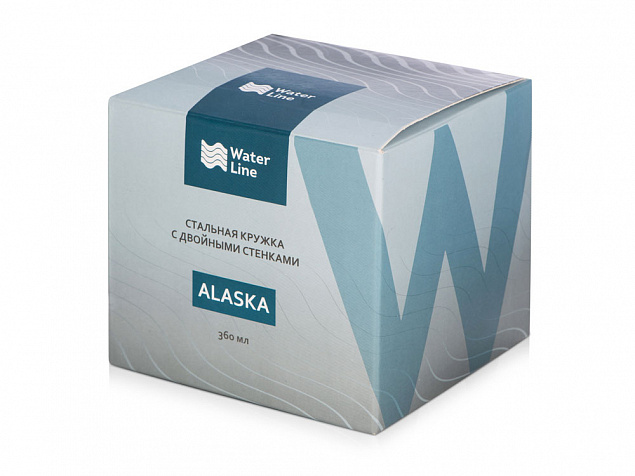 Стальная кружка с двойными стенками «Alaska» с логотипом в Самаре заказать по выгодной цене в кибермаркете AvroraStore