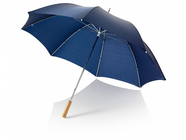 Зонт Karl 30 механический, темно-синий с логотипом в Самаре заказать по выгодной цене в кибермаркете AvroraStore