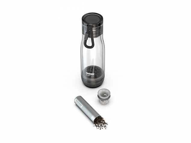 Бутылка с ёмкостью для заваривания Zoku с логотипом в Самаре заказать по выгодной цене в кибермаркете AvroraStore