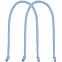 Ручки Corda для пакета L, голубые с логотипом в Самаре заказать по выгодной цене в кибермаркете AvroraStore