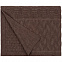 Плед Snippet, коричневый меланж с логотипом в Самаре заказать по выгодной цене в кибермаркете AvroraStore